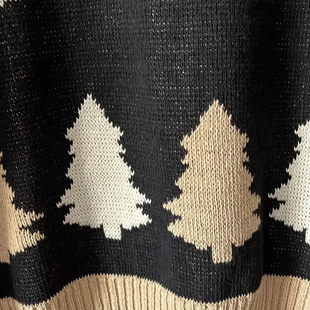 Binghamton Knitting Co. Christmas Santa Sweater Size Large NWOT Made‎ in USA